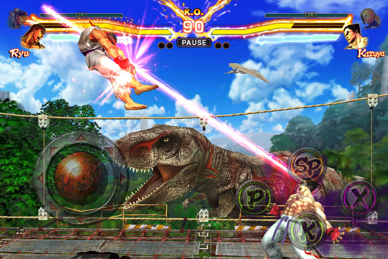 Illustration for article titled Street Fighter X Tekken Coming to iPhones This Summer, Probably Won't Have On-Disc DLC
